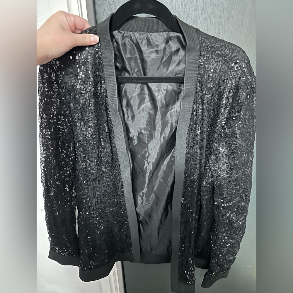 Black sequin